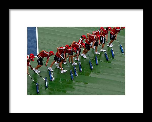 Sport Framed Print featuring the photograph Western & Southern Financial Group Women's Open Day 1 by Kevin C. Cox