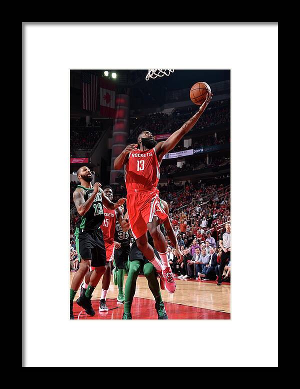 James Harden Framed Print featuring the photograph James Harden #41 by Bill Baptist