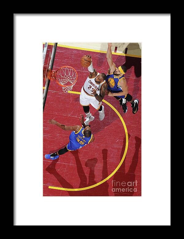 Lebron James Framed Print featuring the photograph Lebron James by Andrew D. Bernstein