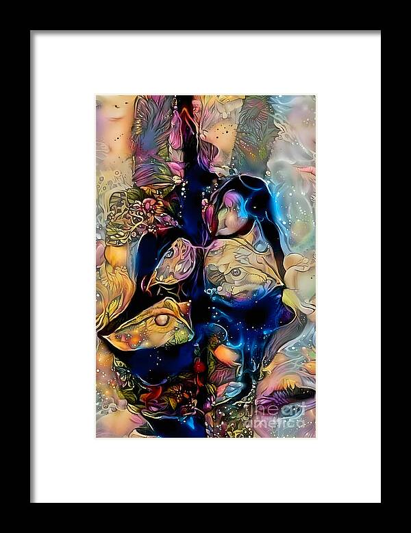 Contemporary Art Framed Print featuring the digital art 43 by Jeremiah Ray