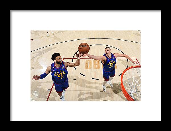 Playoffs Framed Print featuring the photograph Jamal Murray by Garrett Ellwood