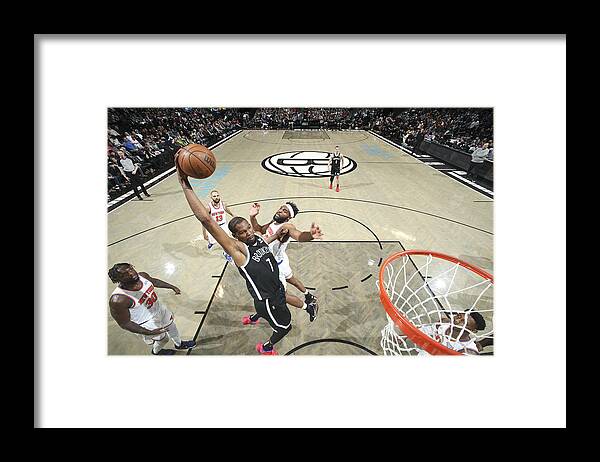 Kevin Durant Framed Print featuring the photograph Kevin Durant #45 by Nathaniel S. Butler