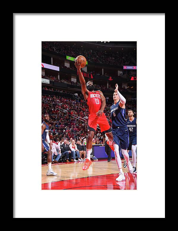 James Harden Framed Print featuring the photograph James Harden #46 by Bill Baptist