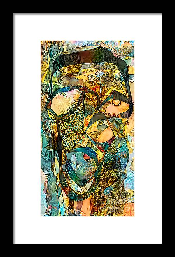 Contemporary Art Framed Print featuring the digital art 47 by Jeremiah Ray