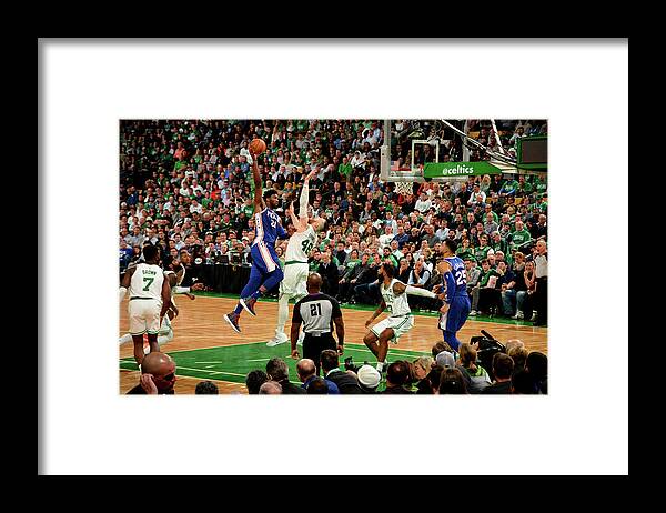 Nba Pro Basketball Framed Print featuring the photograph Joel Embiid by Jesse D. Garrabrant