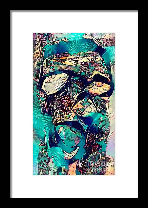 Contemporary Art Framed Print featuring the digital art 48 by Jeremiah Ray