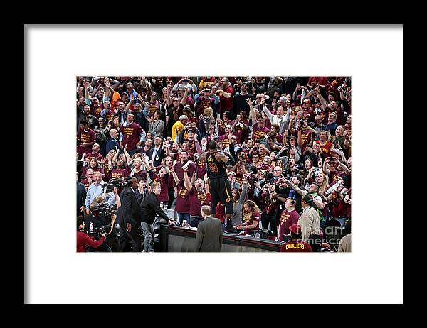 Lebron James Framed Print featuring the photograph Lebron James #48 by Nathaniel S. Butler