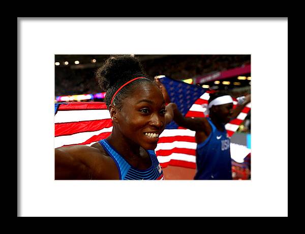 England Framed Print featuring the photograph 16th IAAF World Athletics Championships London 2017 - Day Eight #49 by Alexander Hassenstein