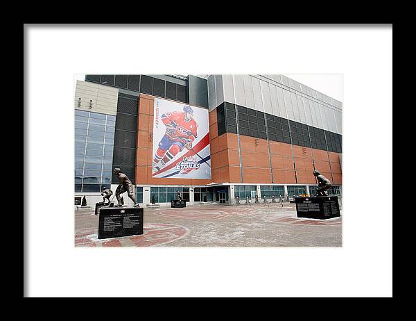 National Hockey League Framed Print featuring the photograph 2009 Montreal All-Star Game Historical Sites #5 by Richard Wolowicz