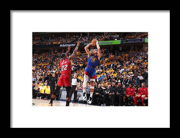 Nba Pro Basketball Framed Print featuring the photograph Aaron Gordon by Nathaniel S. Butler