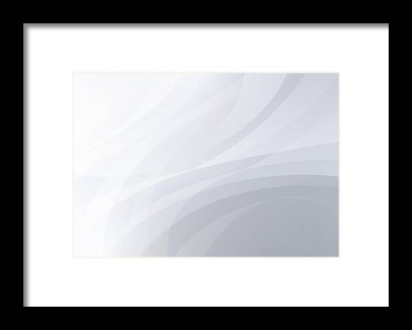 Curve Framed Print featuring the drawing Abstract background #5 by Enjoynz