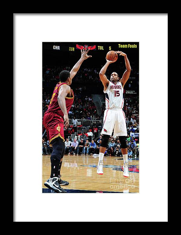 Atlanta Framed Print featuring the photograph Al Horford by Scott Cunningham