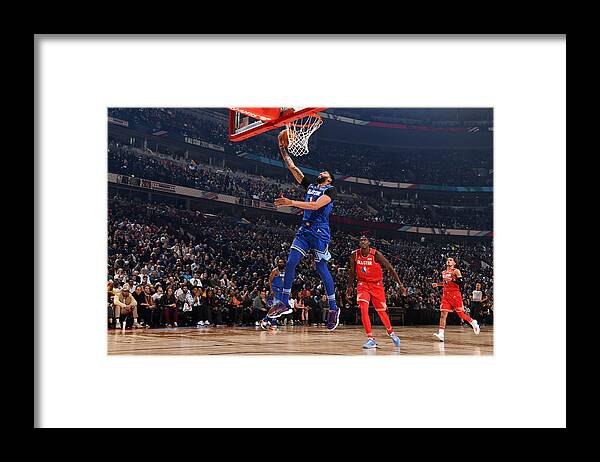Nba Pro Basketball Framed Print featuring the photograph Anthony Davis by Jesse D. Garrabrant