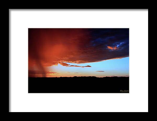 Arizona Framed Print featuring the photograph Angel Over Monsoon - Signed by Gene Taylor