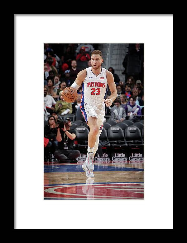 Nba Pro Basketball Framed Print featuring the photograph Blake Griffin by Brian Sevald