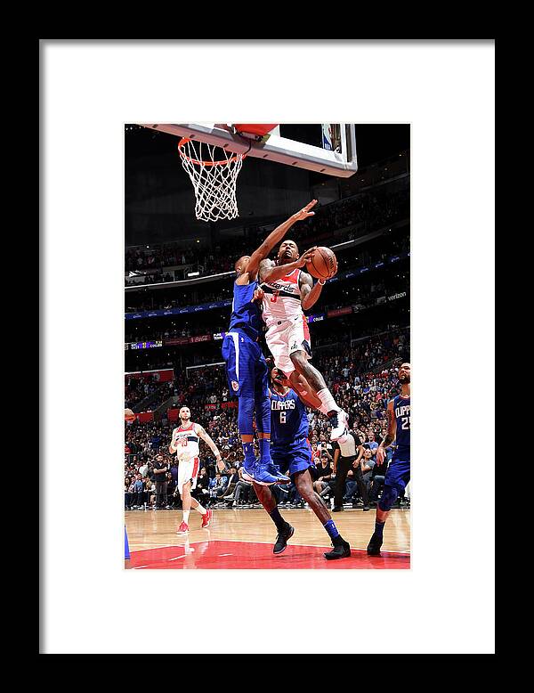 Bradley Beal Framed Print featuring the photograph Bradley Beal by Andrew D. Bernstein