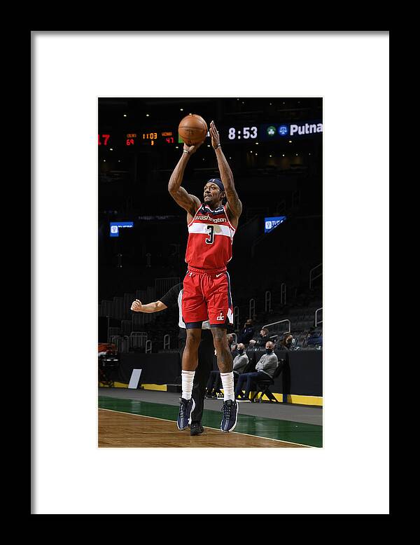 Bradley Beal Framed Print featuring the photograph Bradley Beal by Brian Babineau