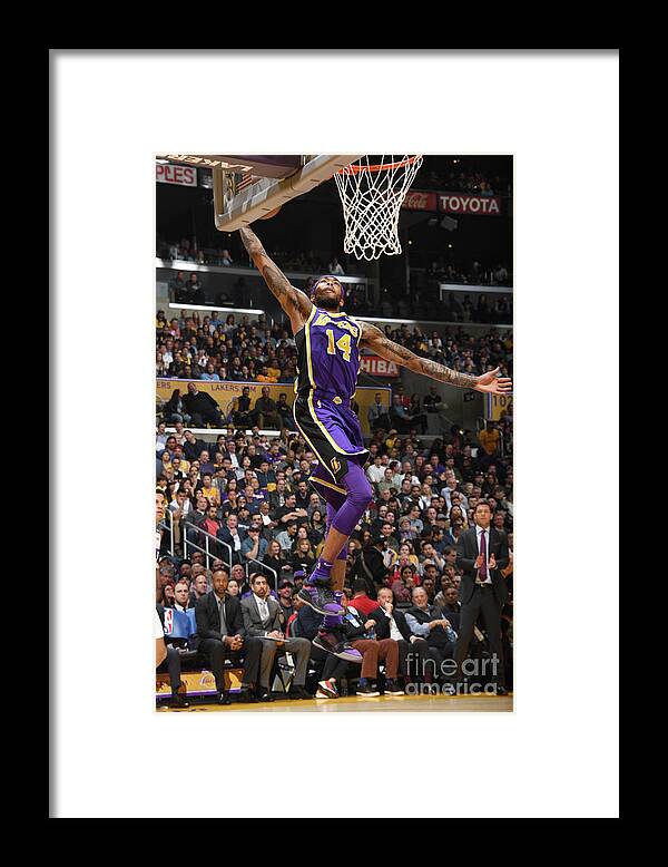 Nba Pro Basketball Framed Print featuring the photograph Brandon Ingram by Andrew D. Bernstein