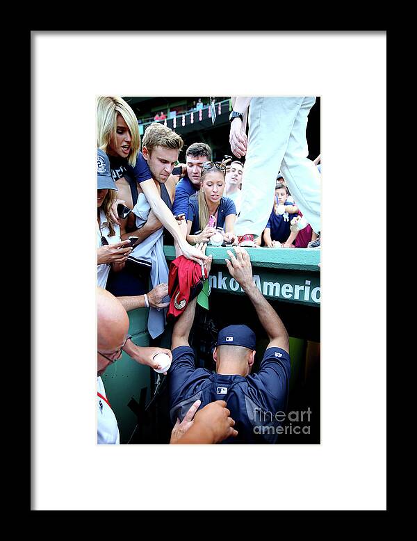 American League Baseball Framed Print featuring the photograph Derek Parks #5 by Al Bello