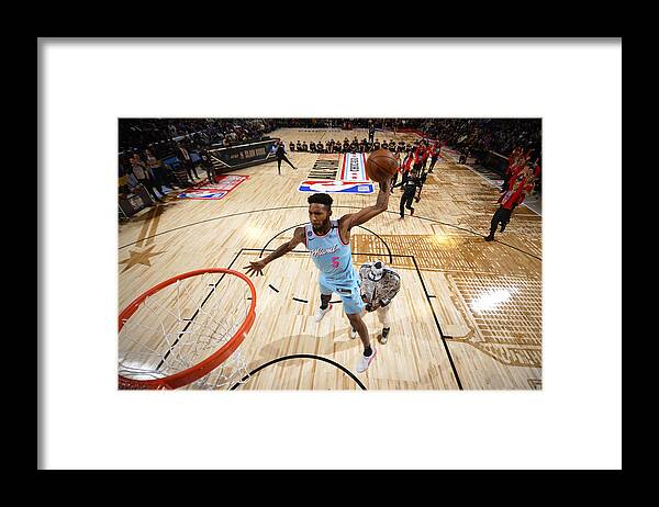 Nba Pro Basketball Framed Print featuring the photograph Derrick Jones by Jesse D. Garrabrant