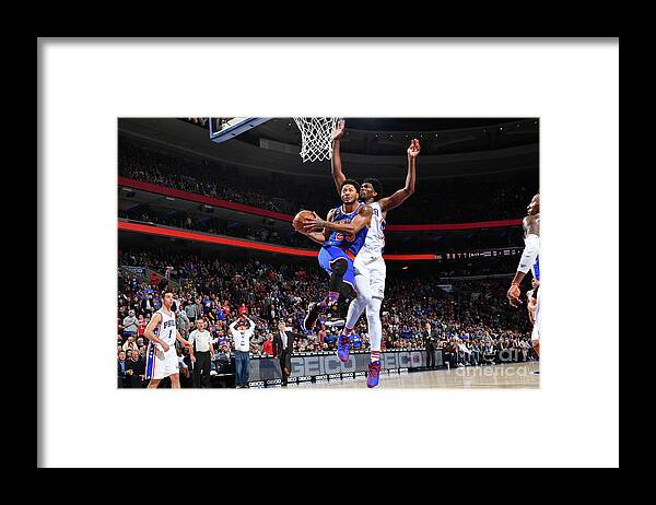 Derrick Rose Framed Print featuring the photograph Derrick Rose #5 by Jesse D. Garrabrant