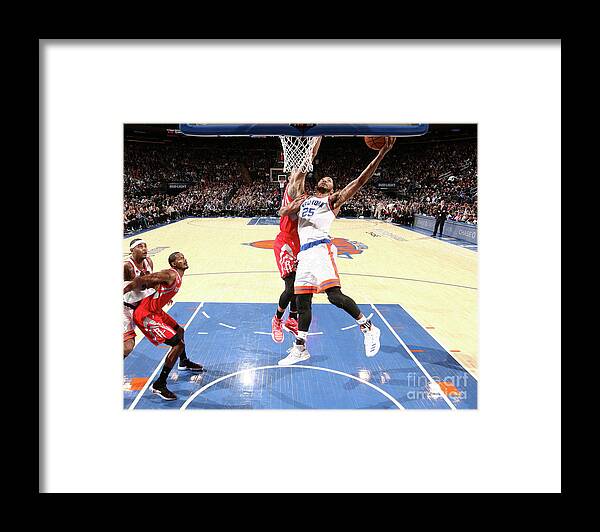 Nba Pro Basketball Framed Print featuring the photograph Derrick Rose by Nathaniel S. Butler