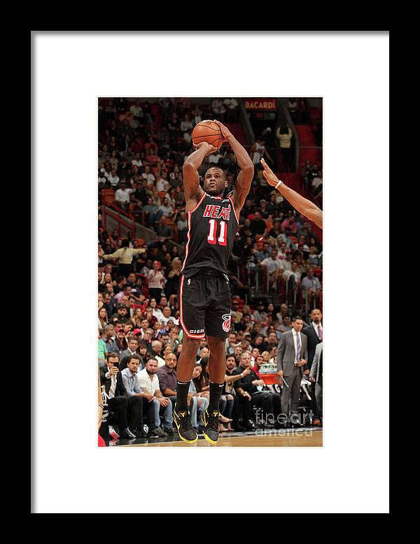 Dion Waiters Framed Print featuring the photograph Dion Waiters #5 by Oscar Baldizon
