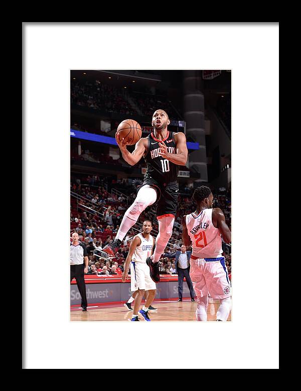 Nba Pro Basketball Framed Print featuring the photograph Eric Gordon by Bill Baptist