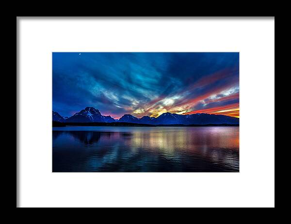 Grand Teton Framed Print featuring the photograph Grand Teton National Park #5 by Brian Venghous
