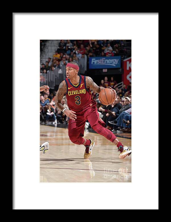 Nba Pro Basketball Framed Print featuring the photograph Isaiah Thomas by David Liam Kyle