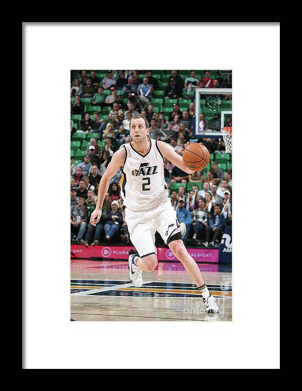 Nba Pro Basketball Framed Print featuring the photograph Joe Ingles by Melissa Majchrzak