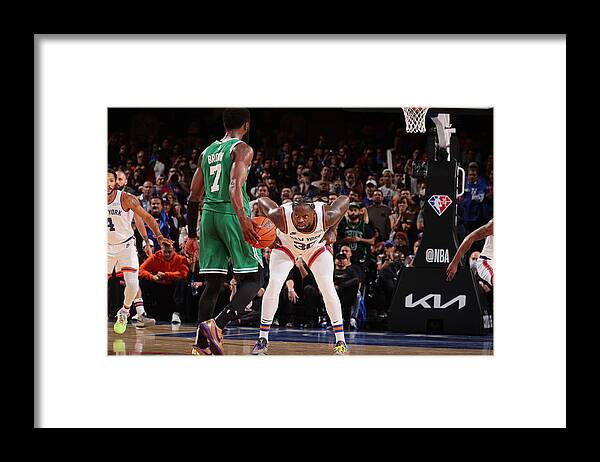 Julius Randle Framed Print featuring the photograph Julius Randle #5 by Nathaniel S. Butler