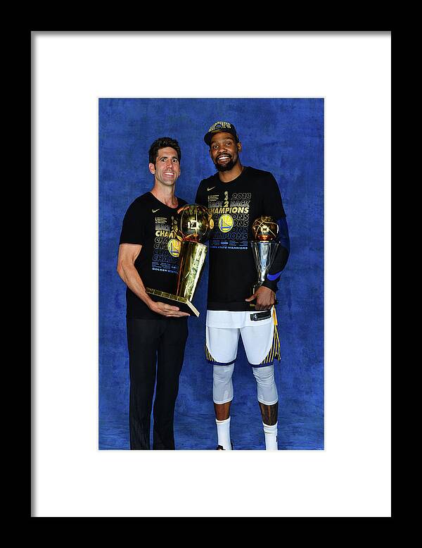 Bob Myers Framed Print featuring the photograph Kevin Durant #5 by Jesse D. Garrabrant