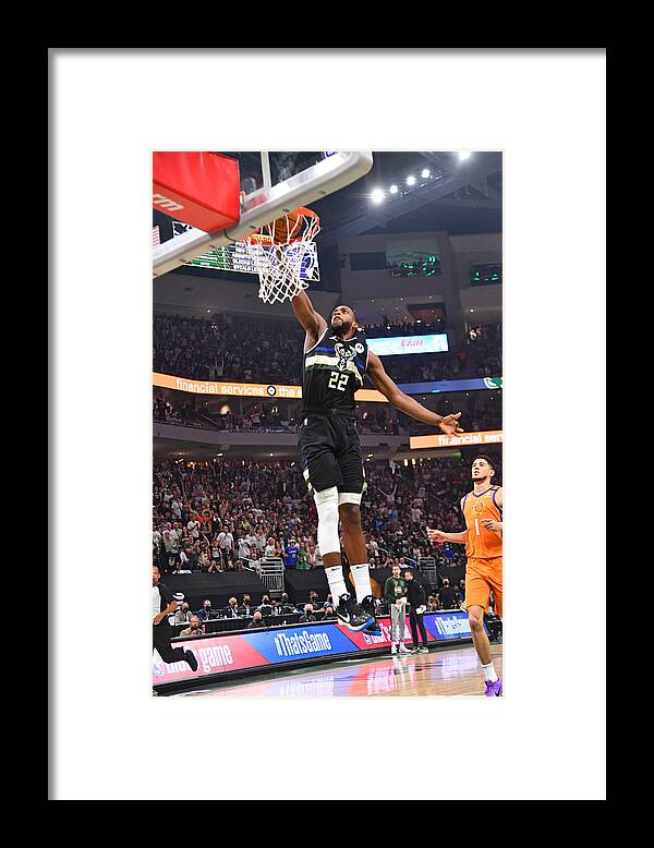 Playoffs Framed Print featuring the photograph Khris Middleton by Jesse D. Garrabrant