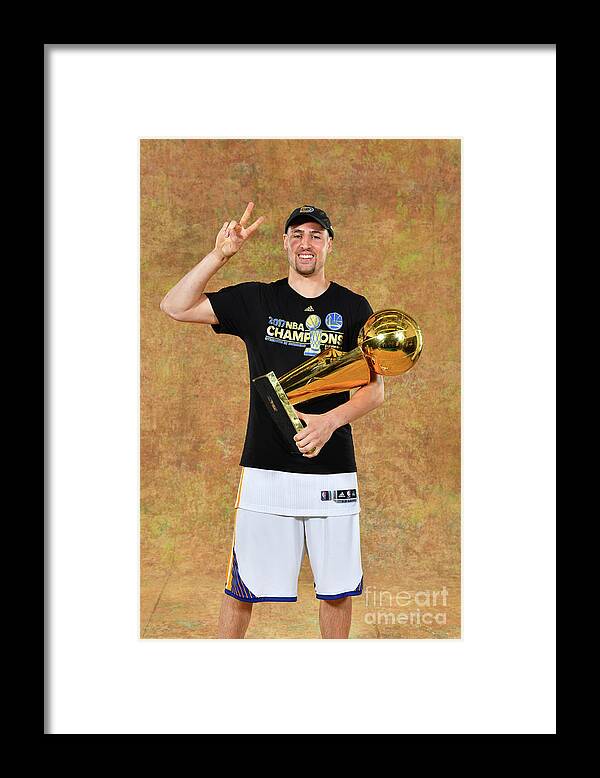 Playoffs Framed Print featuring the photograph Klay Thompson by Jesse D. Garrabrant