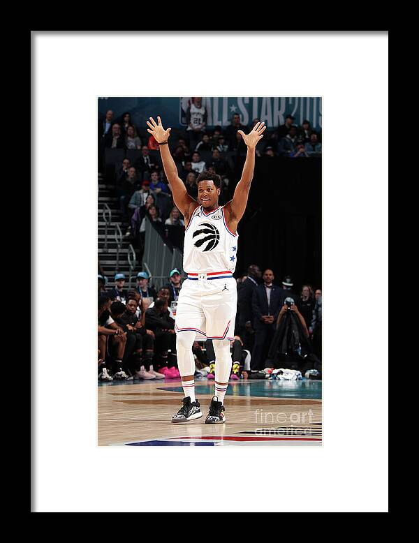 Kyle Lowry Framed Print featuring the photograph Kyle Lowry #5 by Nathaniel S. Butler