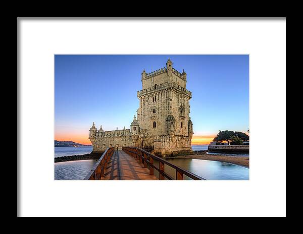 Belem Tower Framed Print featuring the photograph Lisbon - Portugal #5 by Joana Kruse