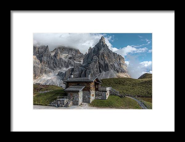 Passo Rolle Framed Print featuring the photograph Passo Rolle - Dolomites, Italy #5 by Joana Kruse