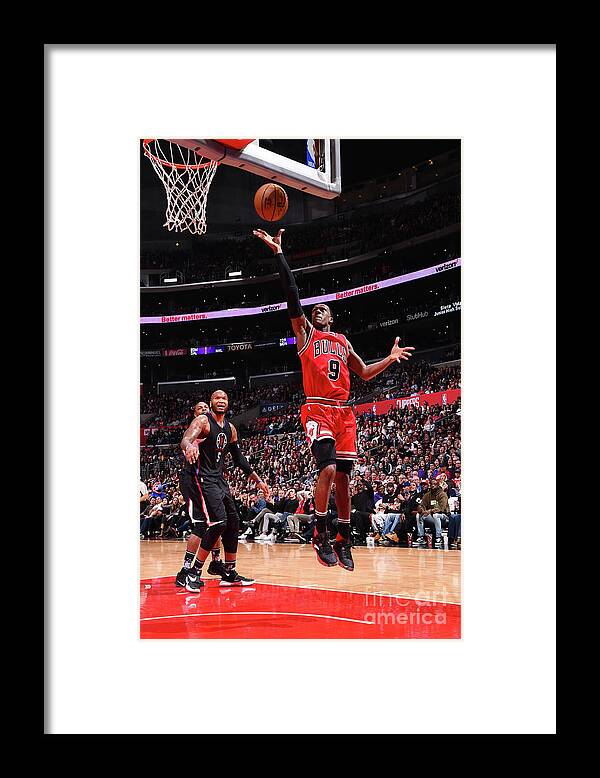 Nba Pro Basketball Framed Print featuring the photograph Rajon Rondo by Andrew D. Bernstein