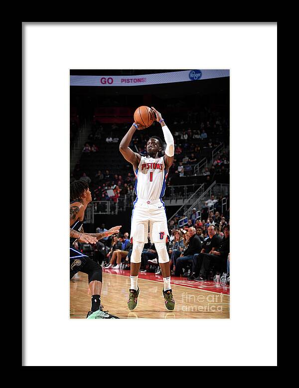 Nba Pro Basketball Framed Print featuring the photograph Reggie Jackson by Chris Schwegler