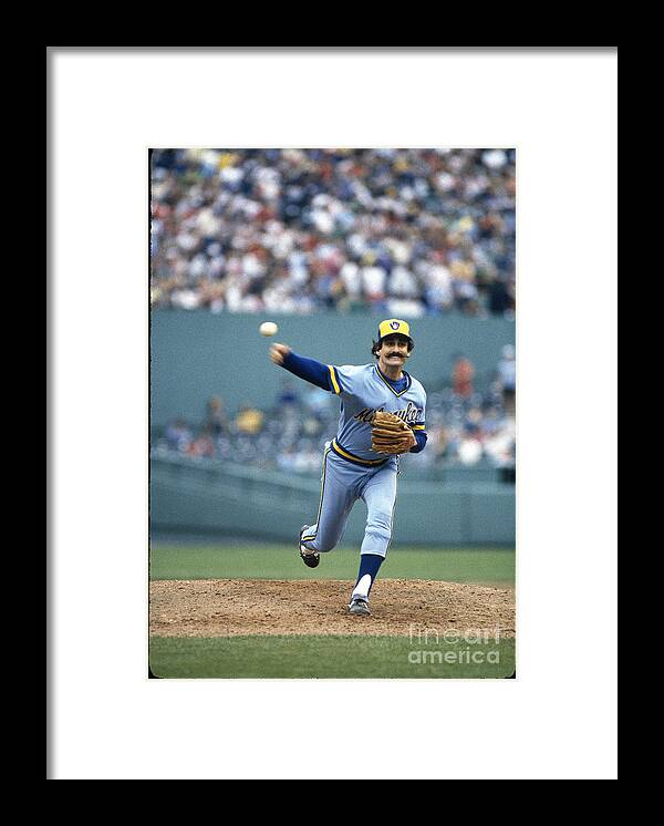 1980-1989 Framed Print featuring the photograph Rollie Fingers by Rich Pilling