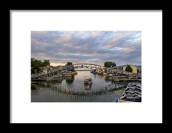  Framed Print featuring the photograph Sandy Beach Bridge #5 by Brian Jones
