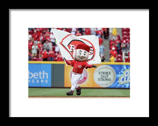 Great American Ball Park Framed Print featuring the photograph Todd Frazier by Andy Lyons