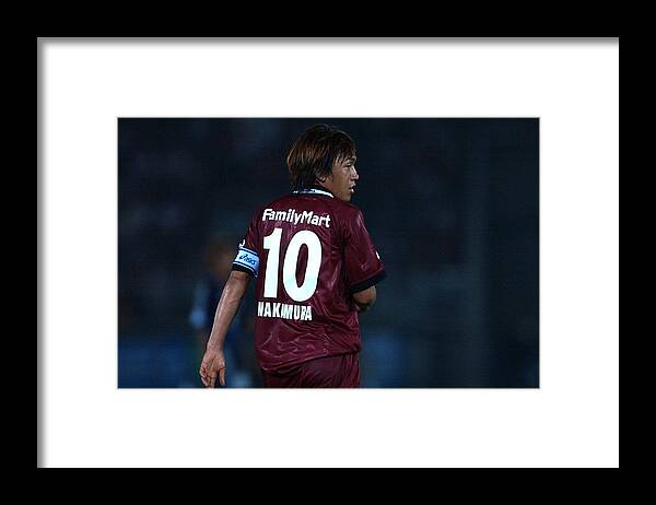 Shunsuke Nakamura Framed Print featuring the photograph Yokohama F.Marinos v Reggina Calcio - Pre-Season Friendly #5 by Hiroki Watanabe