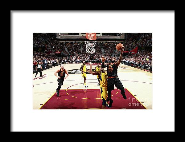 Playoffs Framed Print featuring the photograph Lebron James by Nathaniel S. Butler