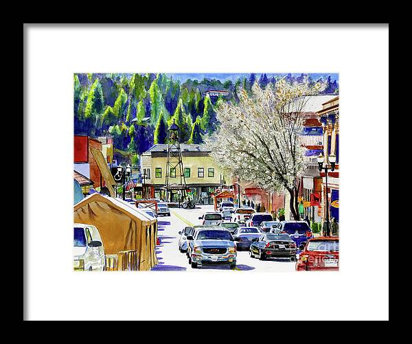 Placer Arts Framed Print featuring the painting #544 Placerville 2021 #544 by William Lum