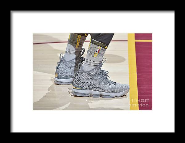 Lebron James Framed Print featuring the photograph Lebron James by David Liam Kyle