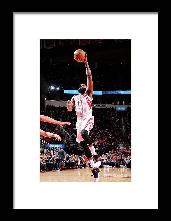 James Harden Framed Print featuring the photograph James Harden #59 by Bill Baptist