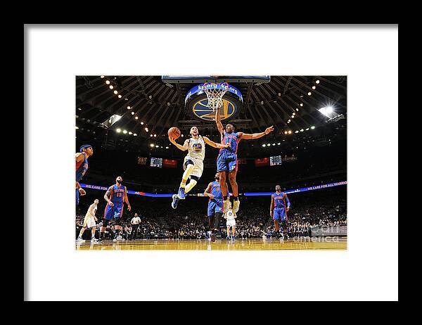 Stephen Curry Framed Print featuring the photograph Stephen Curry #59 by Noah Graham