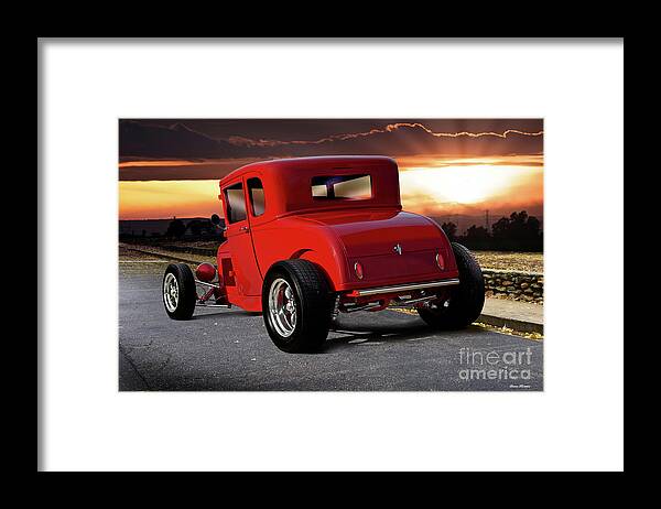 1928 Ford Coupe Framed Print featuring the photograph 1928 Ford Model A Coupe #6 by Dave Koontz